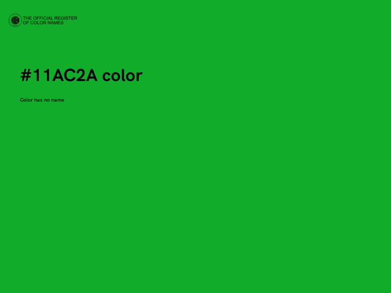 #11AC2A color image