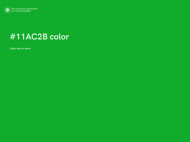 #11AC2B color image