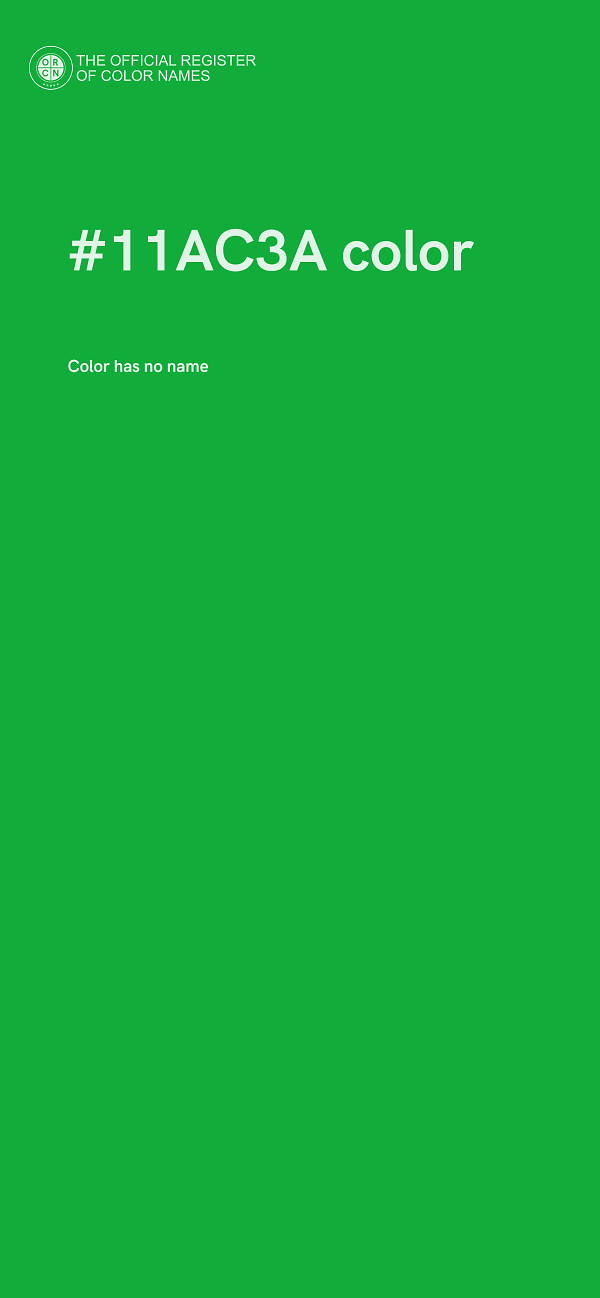 #11AC3A color image