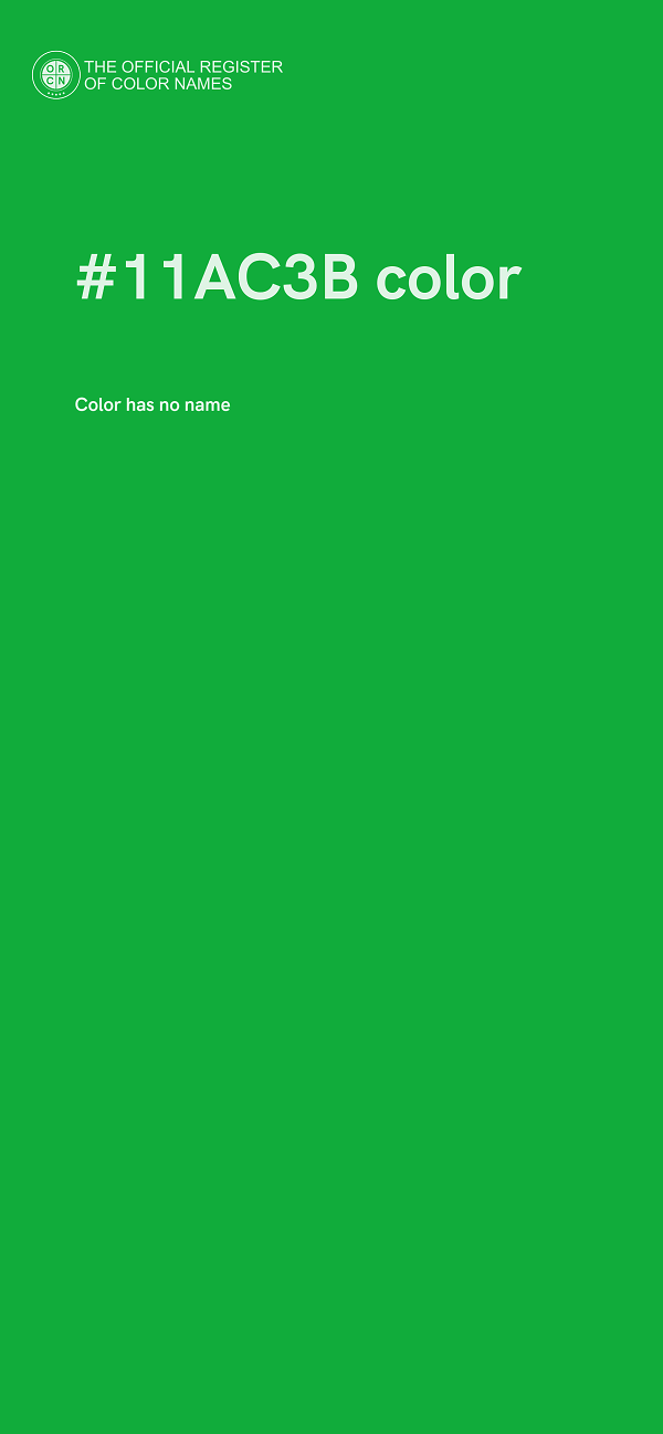 #11AC3B color image