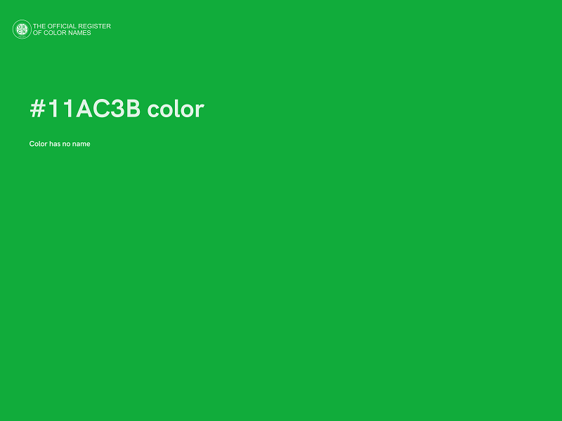 #11AC3B color image