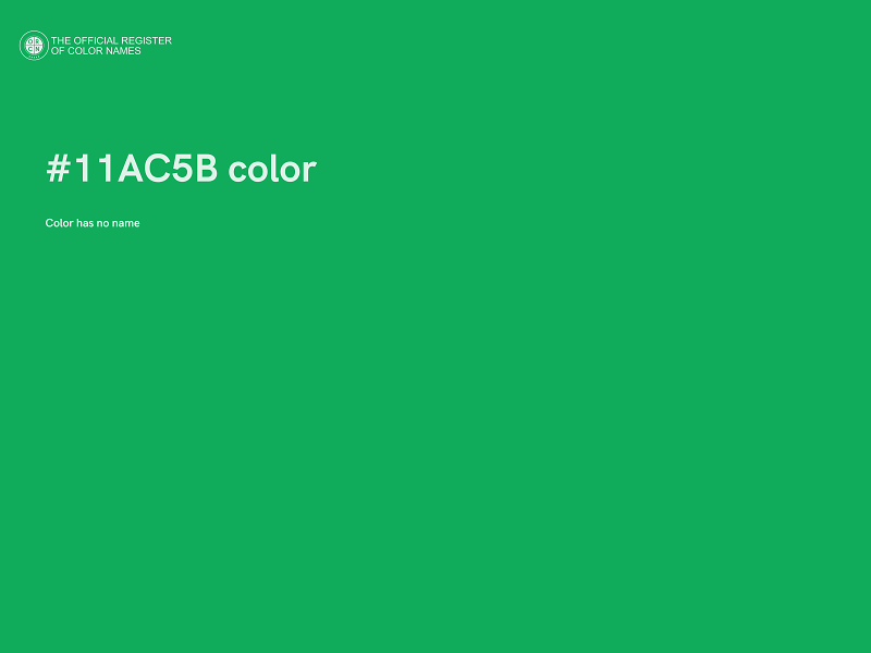 #11AC5B color image