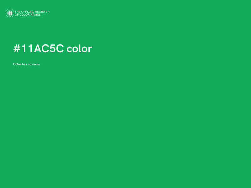 #11AC5C color image