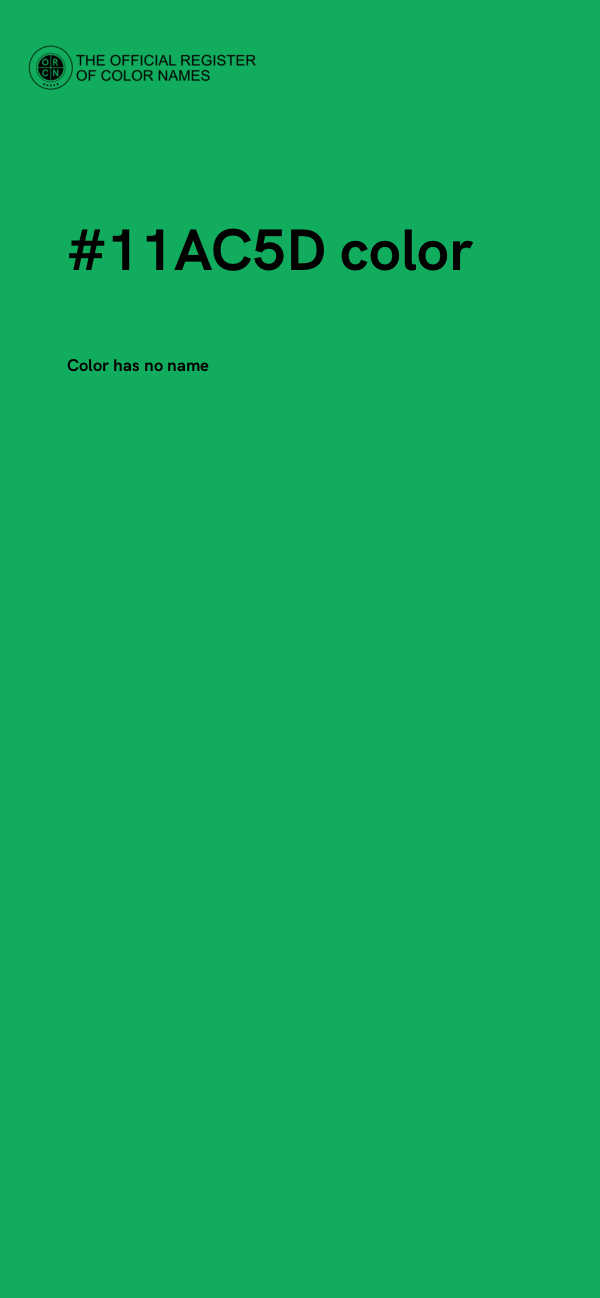#11AC5D color image