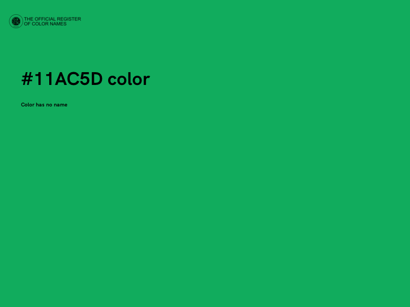 #11AC5D color image
