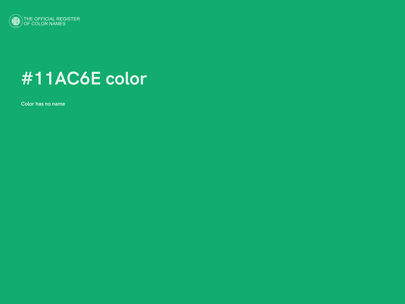 #11AC6E color image