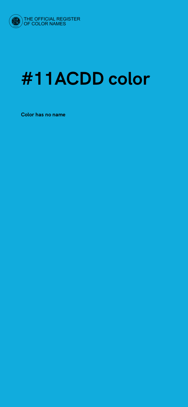 #11ACDD color image