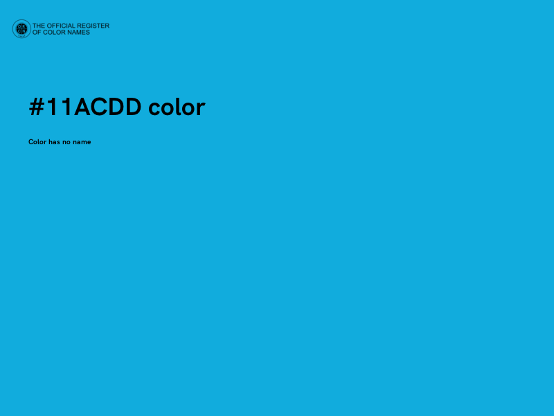 #11ACDD color image