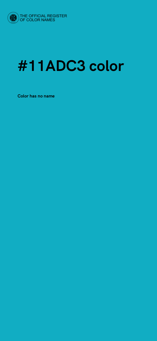 #11ADC3 color image