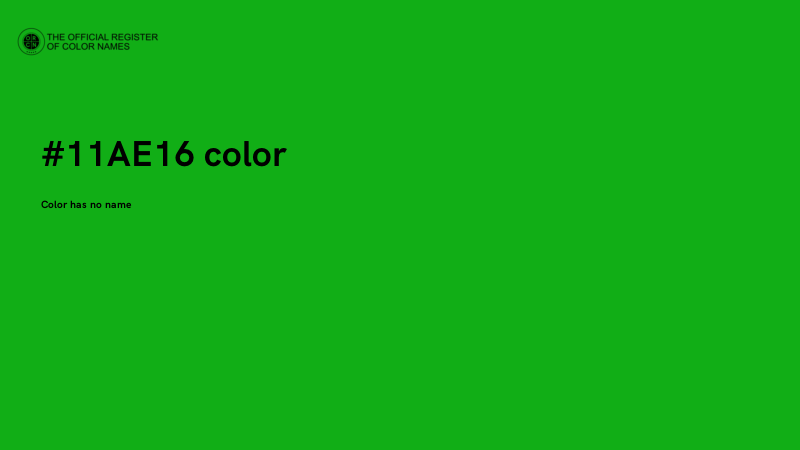 #11AE16 color image