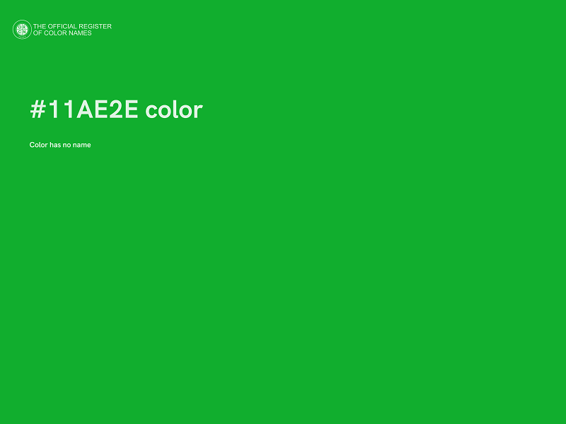 #11AE2E color image