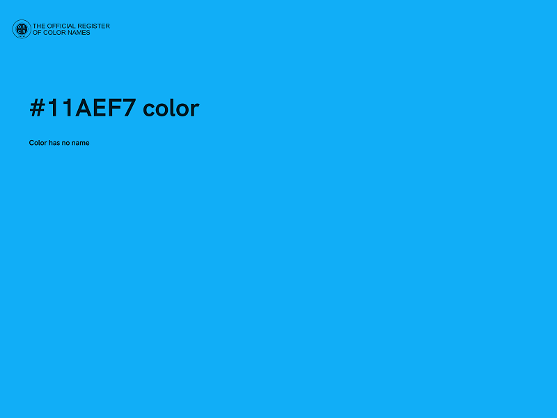 #11AEF7 color image