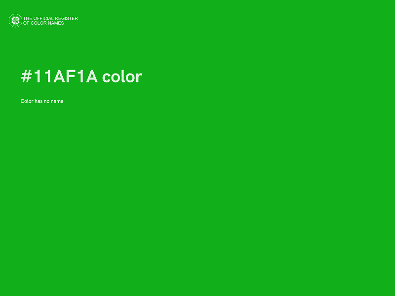 #11AF1A color image