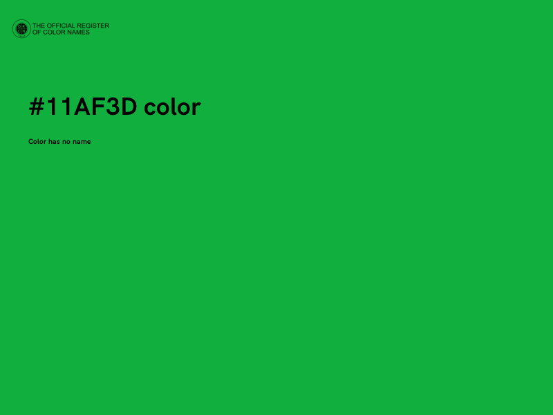 #11AF3D color image