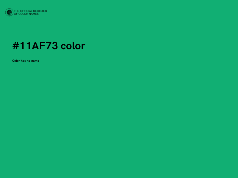 #11AF73 color image