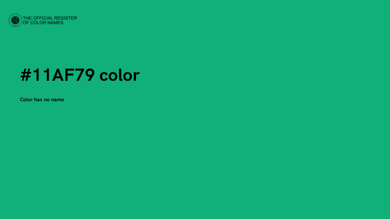 #11AF79 color image