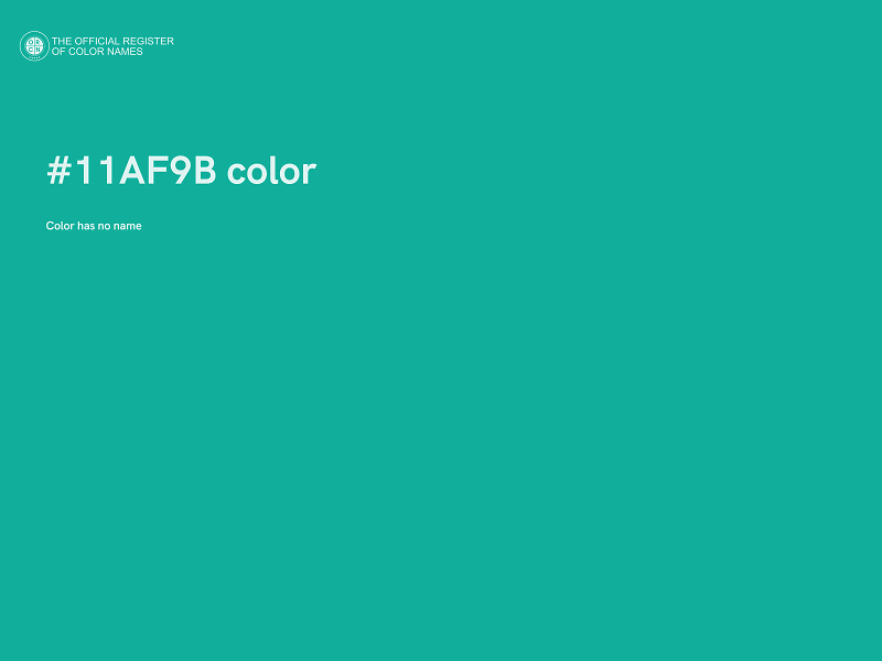 #11AF9B color image