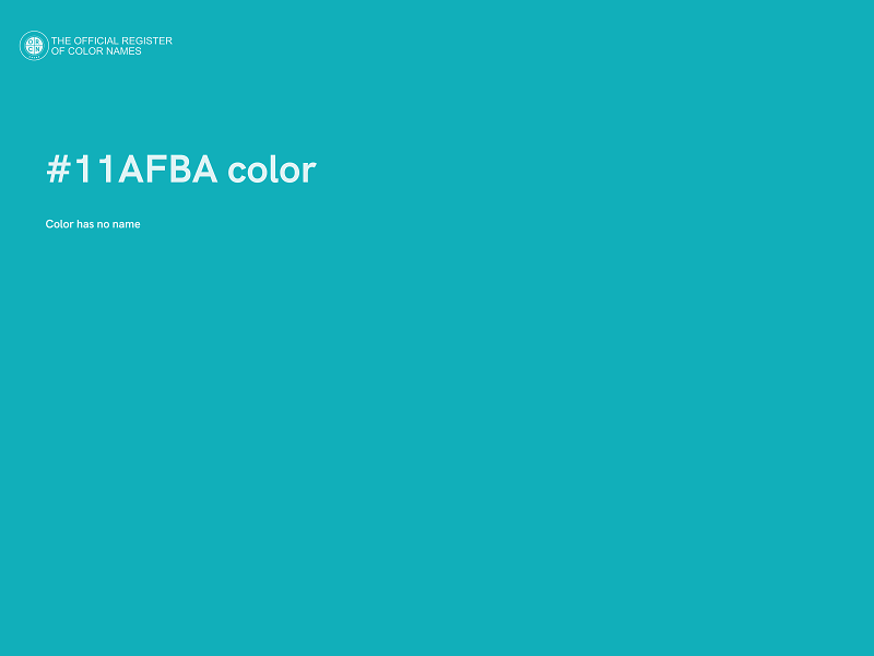 #11AFBA color image
