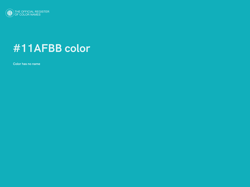 #11AFBB color image
