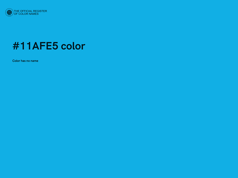 #11AFE5 color image