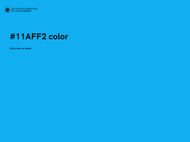 #11AFF2 color image