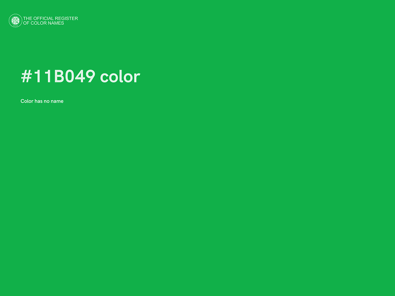 #11B049 color image