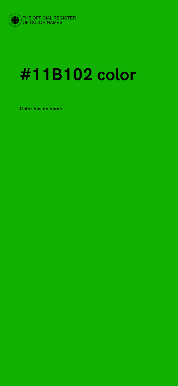 #11B102 color image