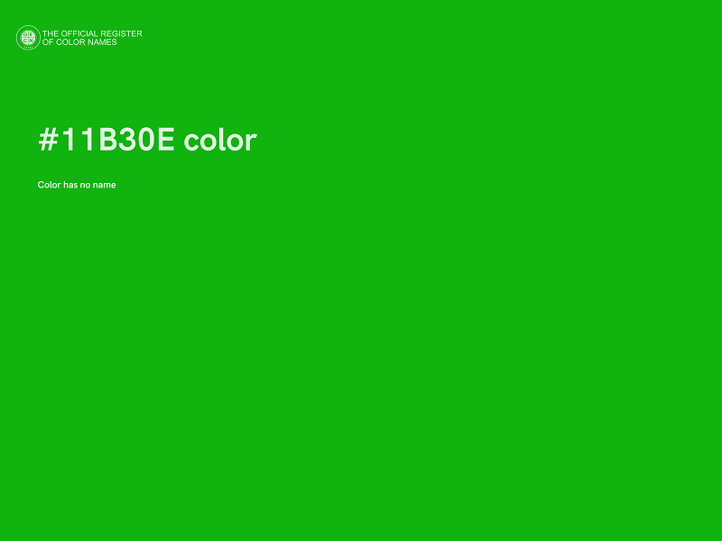 #11B30E color image