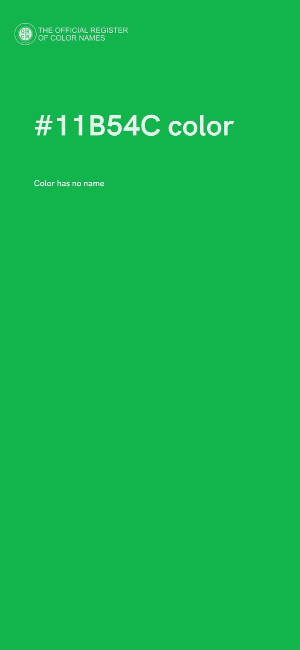 #11B54C color image