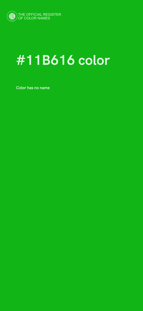 #11B616 color image