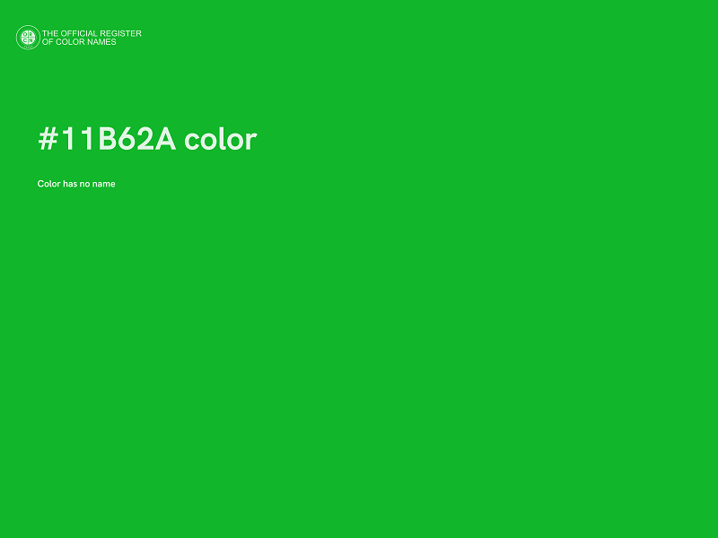 #11B62A color image