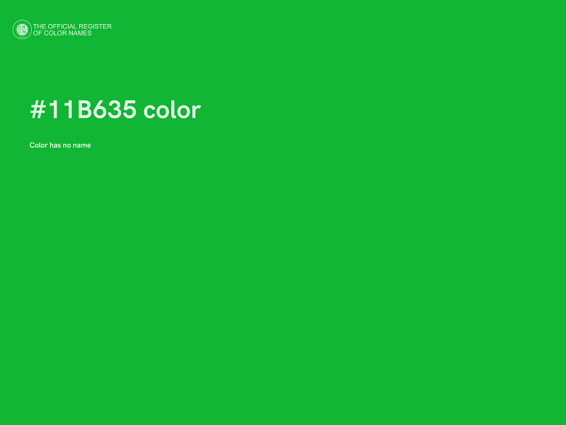 #11B635 color image