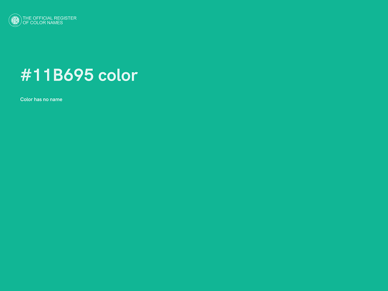 #11B695 color image
