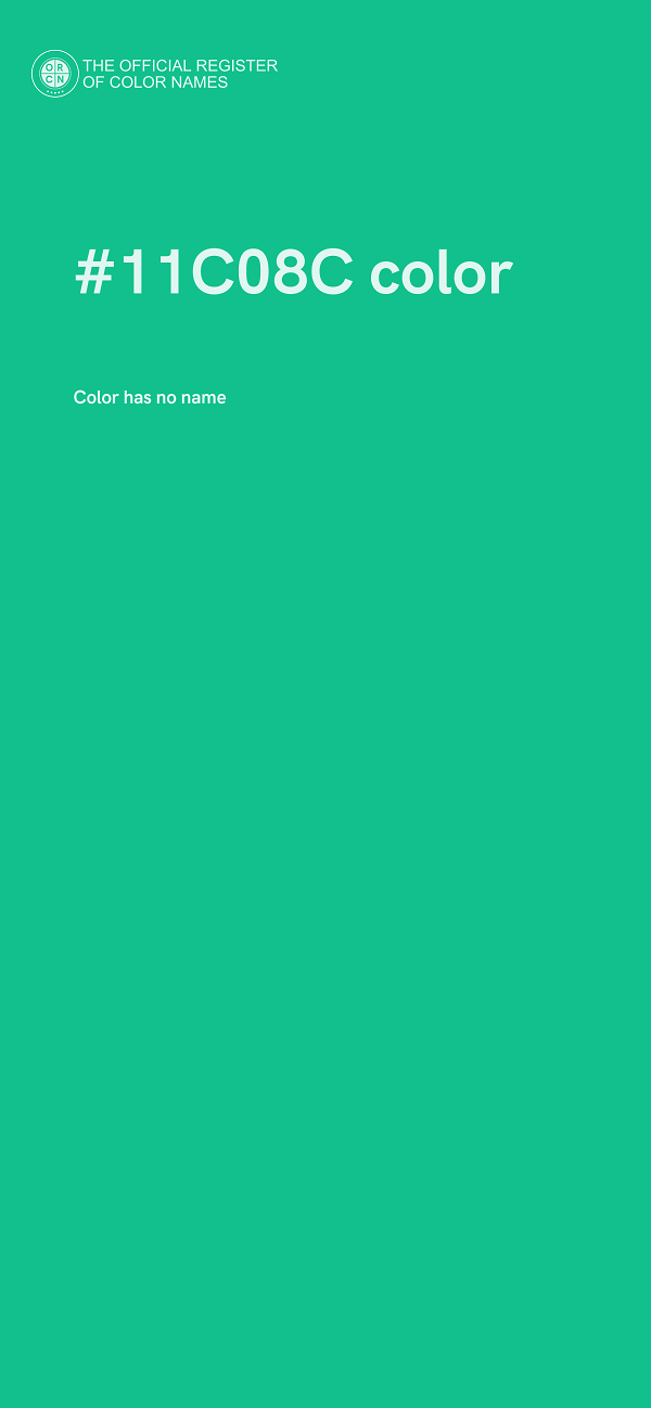 #11C08C color image
