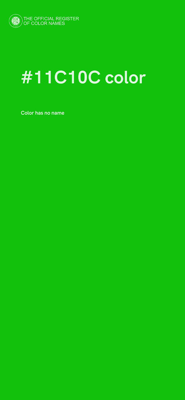 #11C10C color image