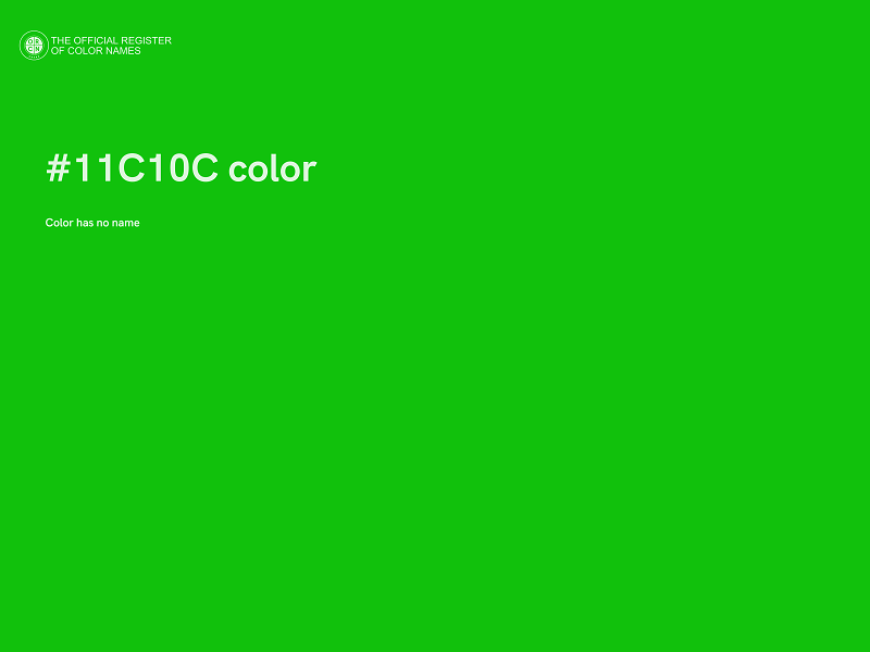 #11C10C color image