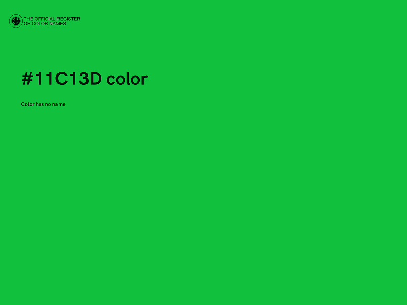 #11C13D color image