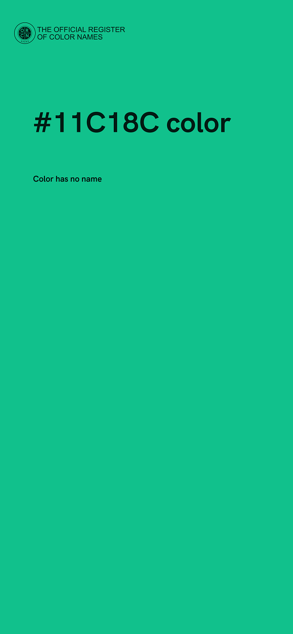 #11C18C color image