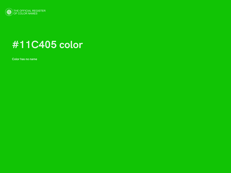 #11C405 color image