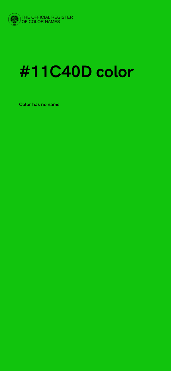 #11C40D color image