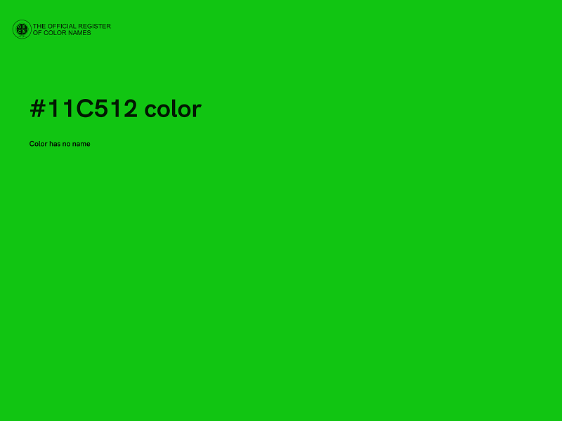 #11C512 color image