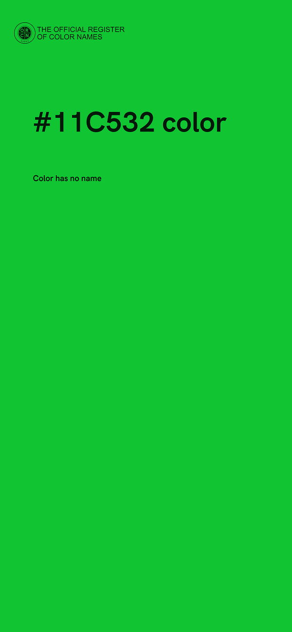 #11C532 color image