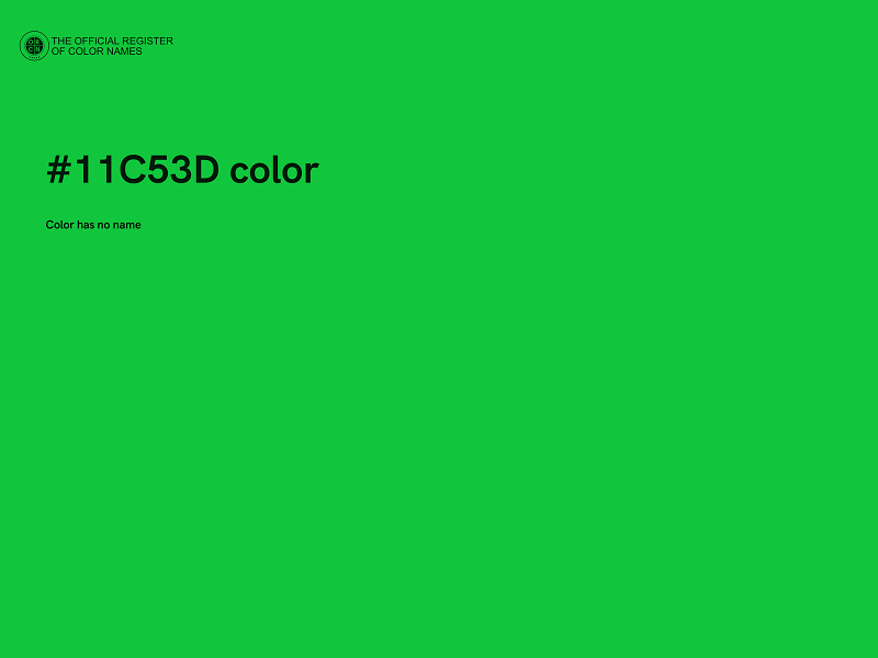 #11C53D color image