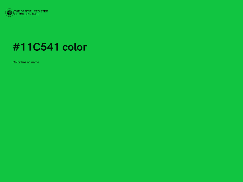 #11C541 color image