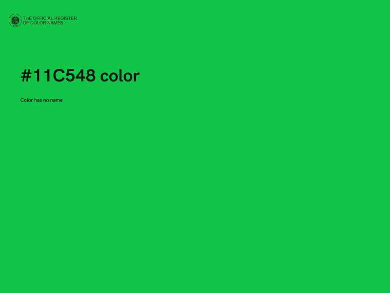 #11C548 color image