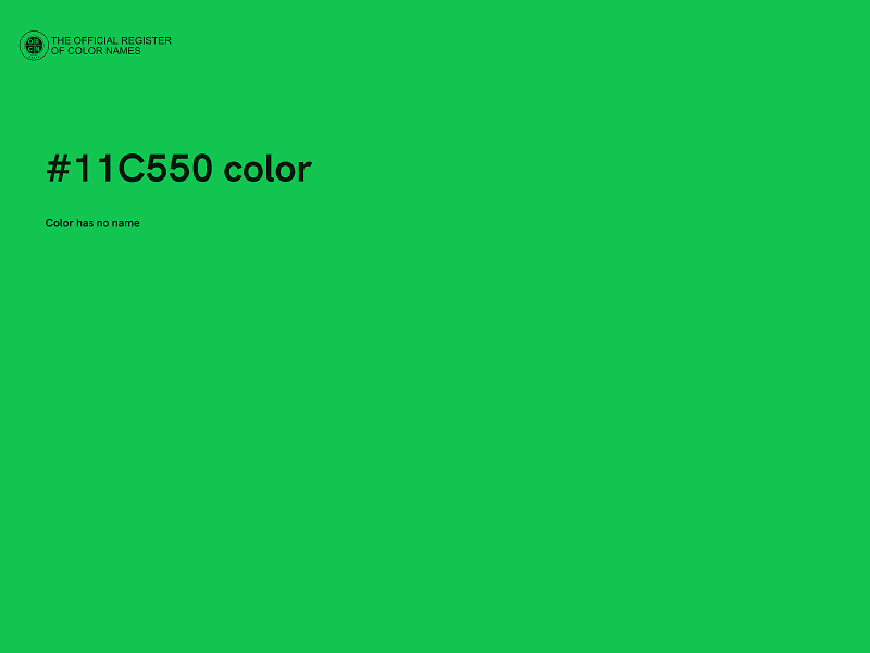 #11C550 color image