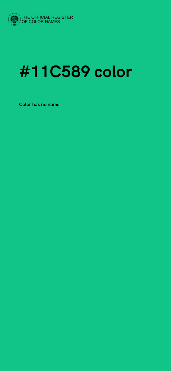 #11C589 color image