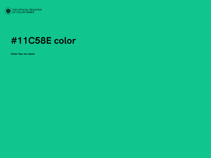 #11C58E color image