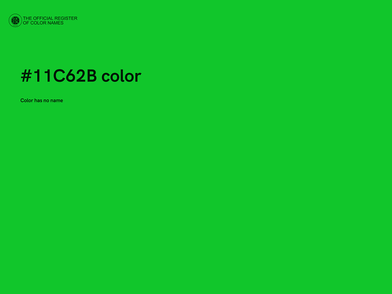 #11C62B color image