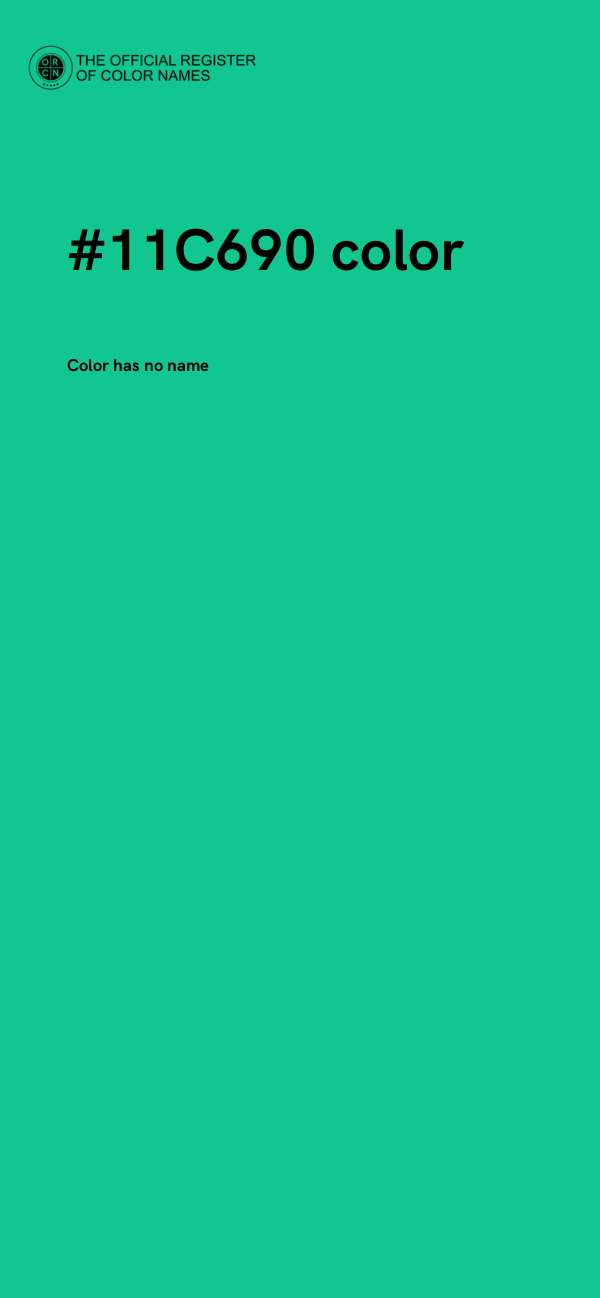 #11C690 color image